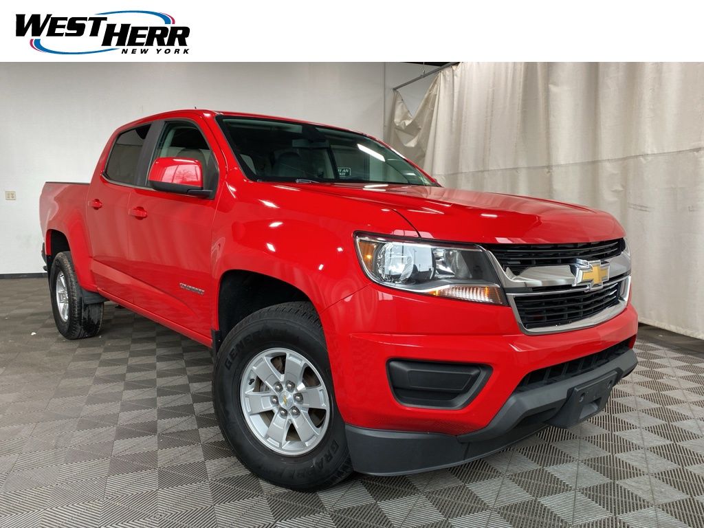Red Hot 2019 Chevrolet Colorado Work Truck Crew Cab 4WD Pickup Truck Four-Wheel Drive 8-Speed Automatic