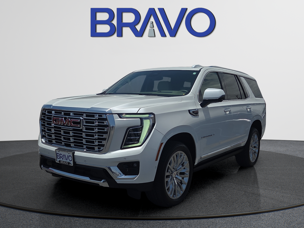 White Frost Tricoat 2025 GMC Yukon Denali 4WD SUV / Crossover Four-Wheel Drive