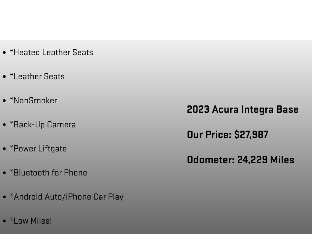 2023 Acura Integra A-Spec Tech Package Black at Spitzer Acura