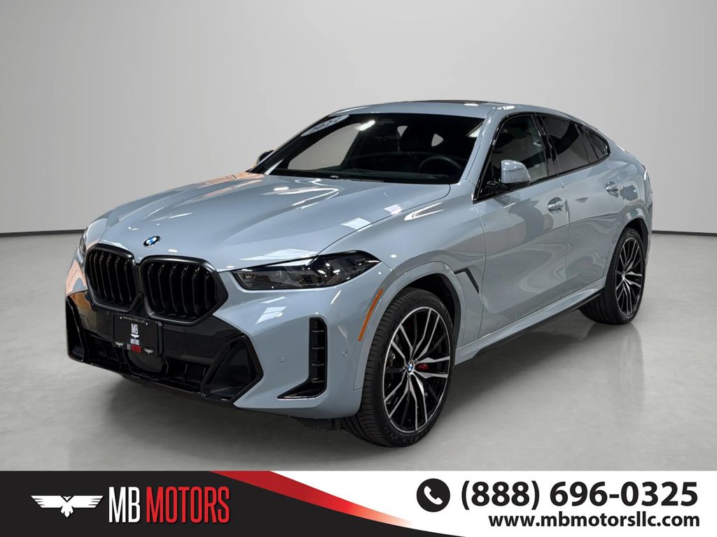 Gray 2024 BMW X6 xDrive40i AWD SUV / Crossover All-Wheel Drive 8-Speed Automatic
