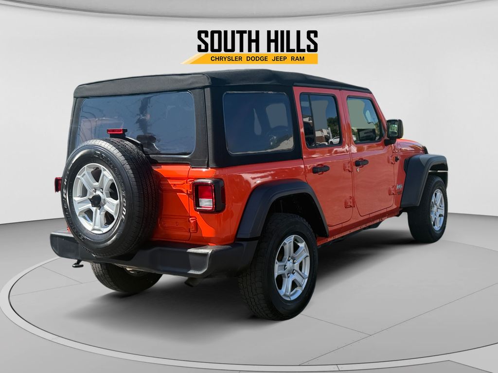 2019 Jeep Wrangler Unlimited Sport S Orange at South Hills CDJR