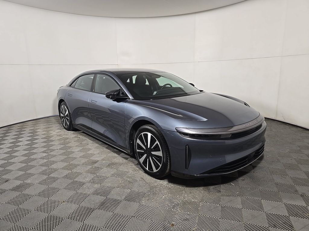 Blue 2024 Lucid Air Sedan All-Wheel Drive 1-Speed Automatic