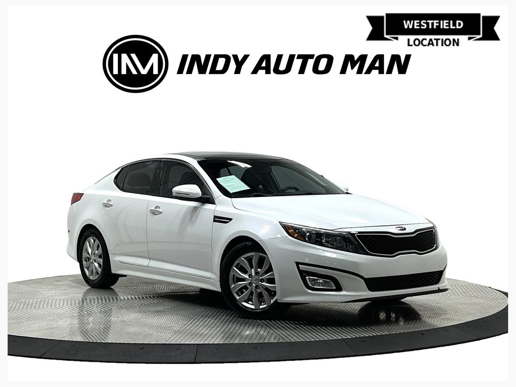 Snow White Pearl 2015 Kia Optima Sedan Front-Wheel Drive 6-Speed Automatic