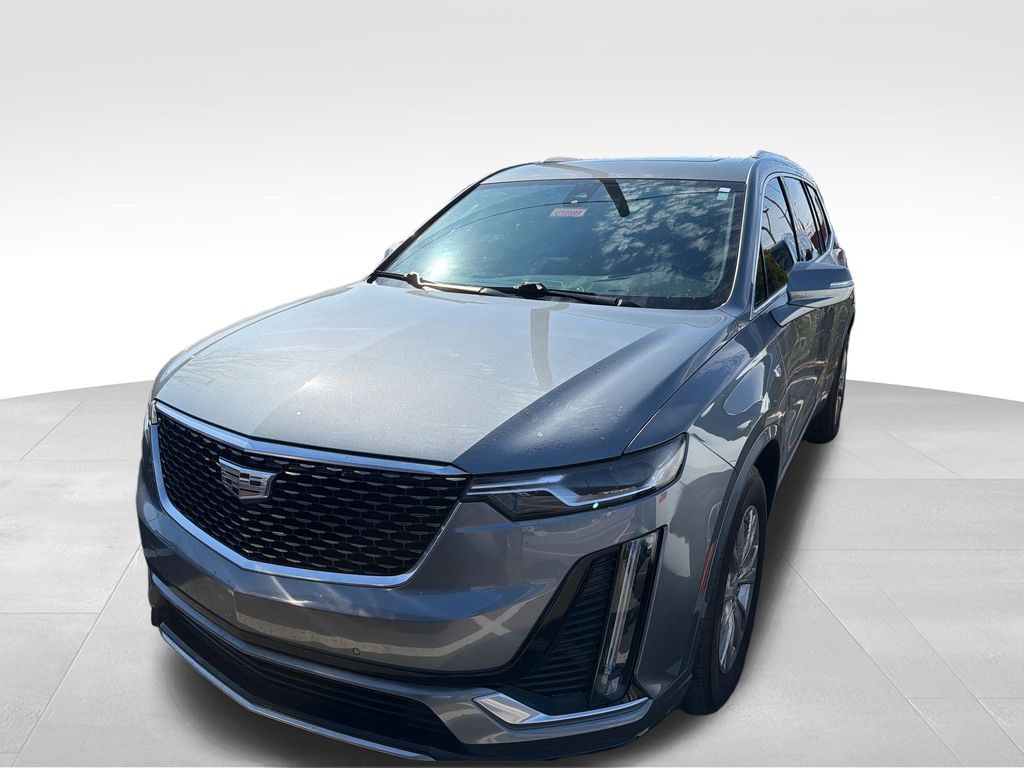 Gray (Satin Steel Metallic) 2022 Cadillac XT6 Luxury FWD SUV / Crossover Front-Wheel Drive 9-Speed Automatic