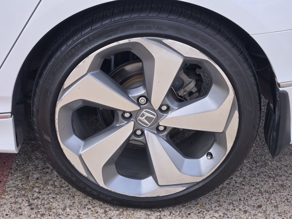 2018 Honda Accord Touring 2.0T White at Bayshore Chrysler Jeep Dodge Ram