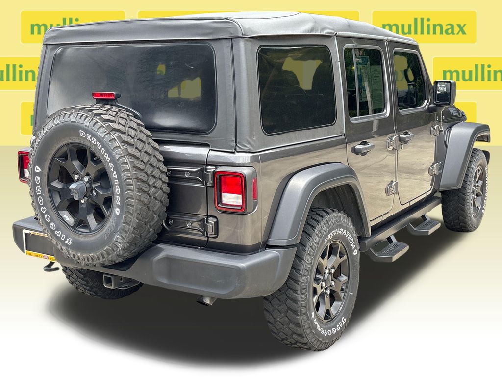 Used 2020 Gray Jeep Unlimited Sport image 4
