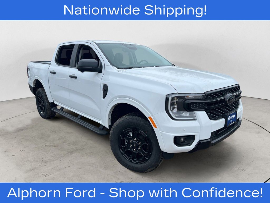 Oxford White 2025 Ford Ranger Pickup Truck Four-Wheel Drive Automatic
