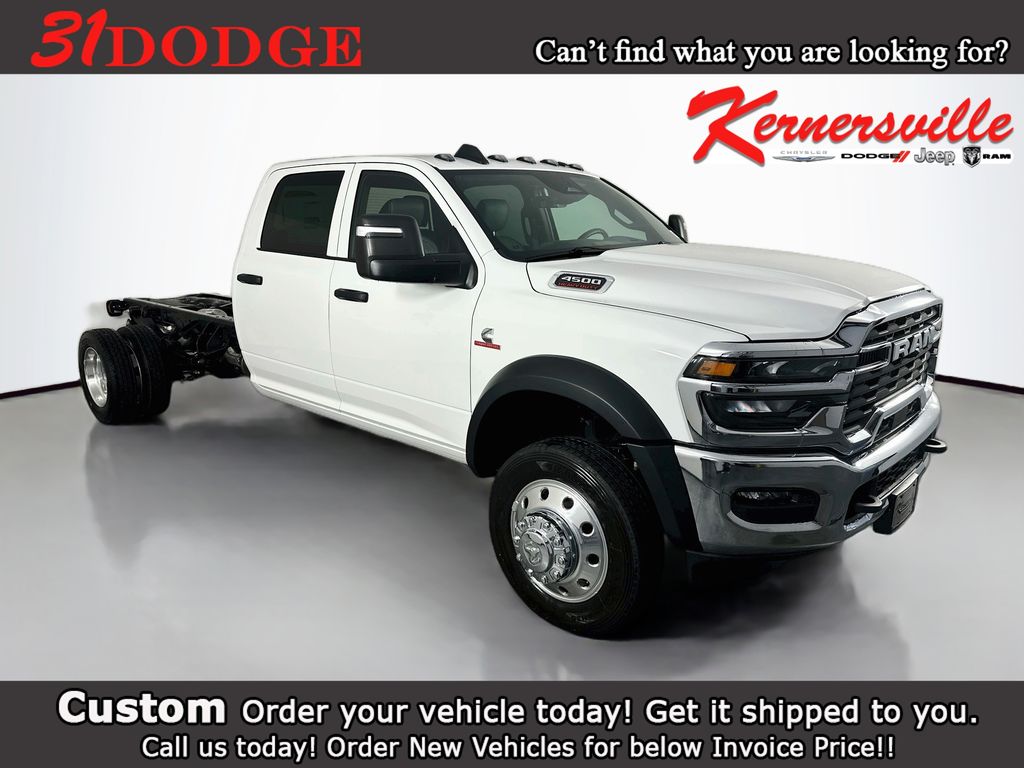 White 2026 RAM 4500 Chassis Pickup Truck  Automatic