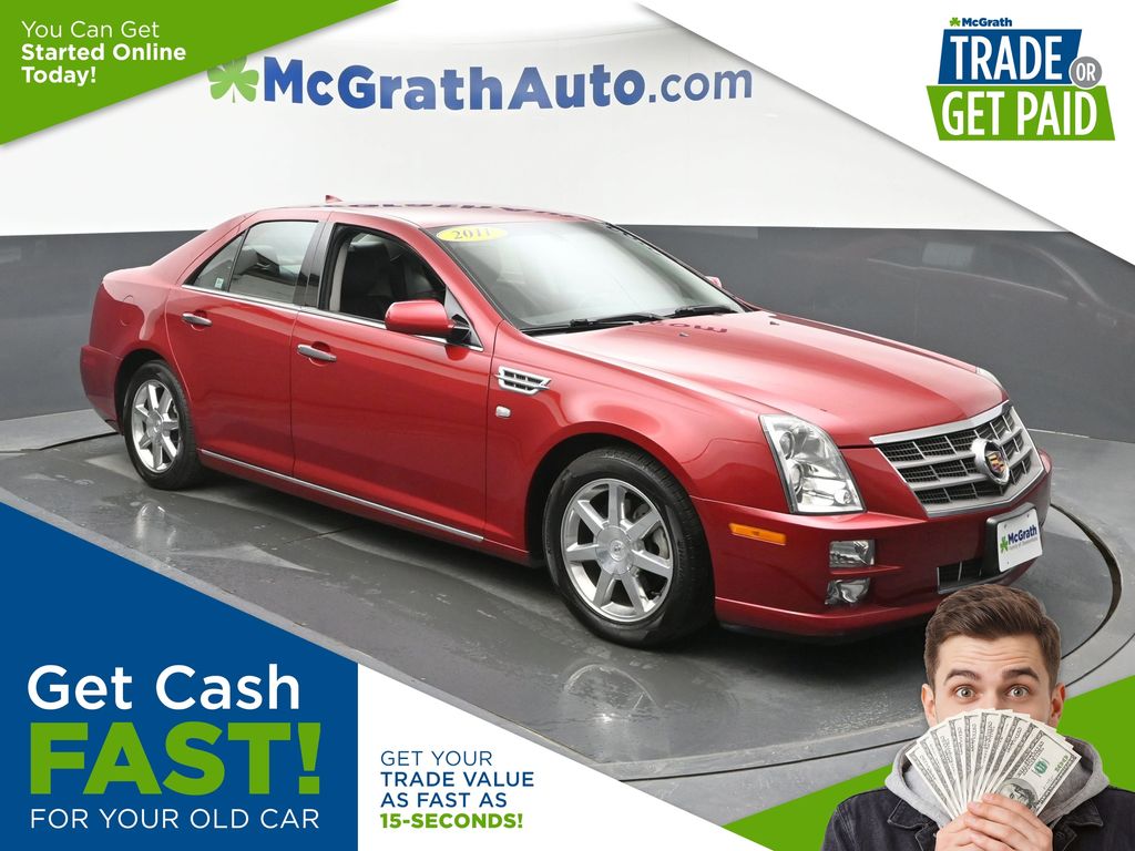 Crystal Red Tintcoat 2011 Cadillac STS Sedan 6-Speed Automatic