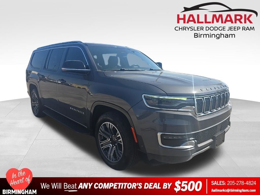 Baltic Gray Metallic Clearcoat 2023 Jeep Wagoneer L Series II 4WD SUV / Crossover Four-Wheel Drive 8-Speed Automatic