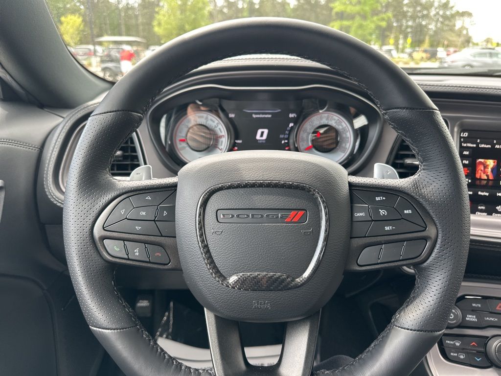 2023 Destroyer Gray Clearcoat Dodge Challenger R/T Scat Pack Widebody RWD Coupe