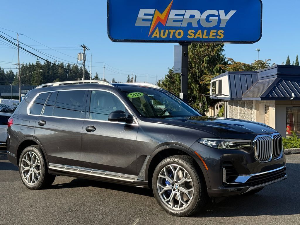 Gray (Dark Graphite) 2020 BMW X7 SUV / Crossover All-Wheel Drive 8-Speed Automatic
