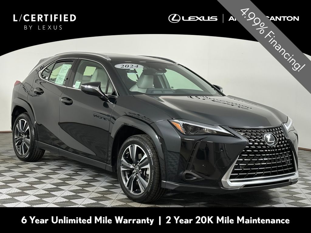 Black (Caviar) 2024 Lexus UX Hybrid 250h Premium AWD SUV / Crossover All-Wheel Drive Continuously Variable Transmission