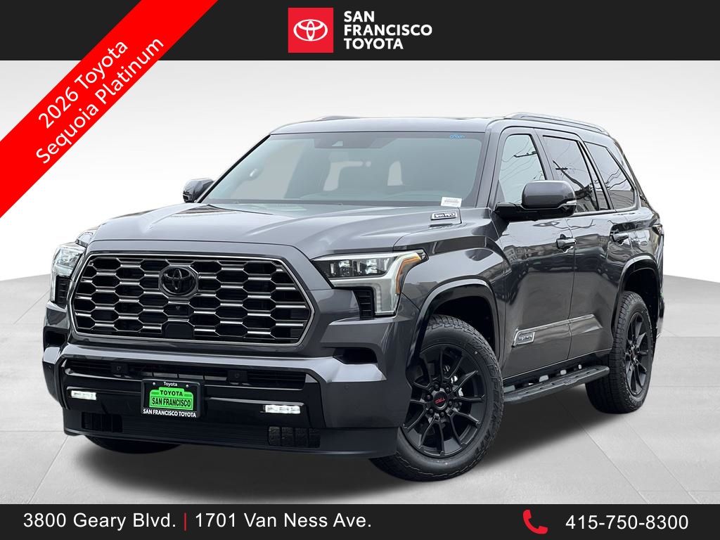 Magnetic Gray Metallic 2026 Toyota Sequoia SUV / Crossover Four-Wheel Drive Automatic