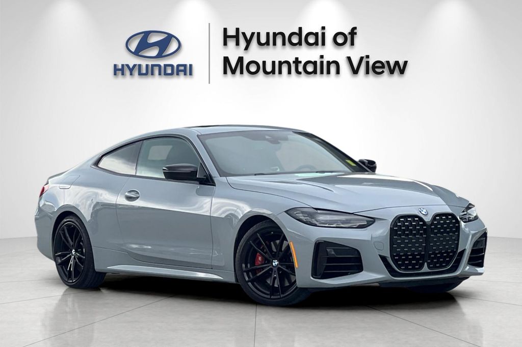 Gray Metallic 2024 BMW 4 Series M440i Coupe RWD Coupe Rear-Wheel Drive 8-Speed Automatic