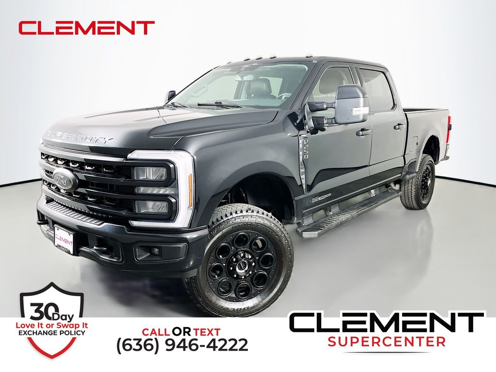 Agate Black Metallic 2024 Ford F-250 Super Duty Pickup Truck Four-Wheel Drive Automatic