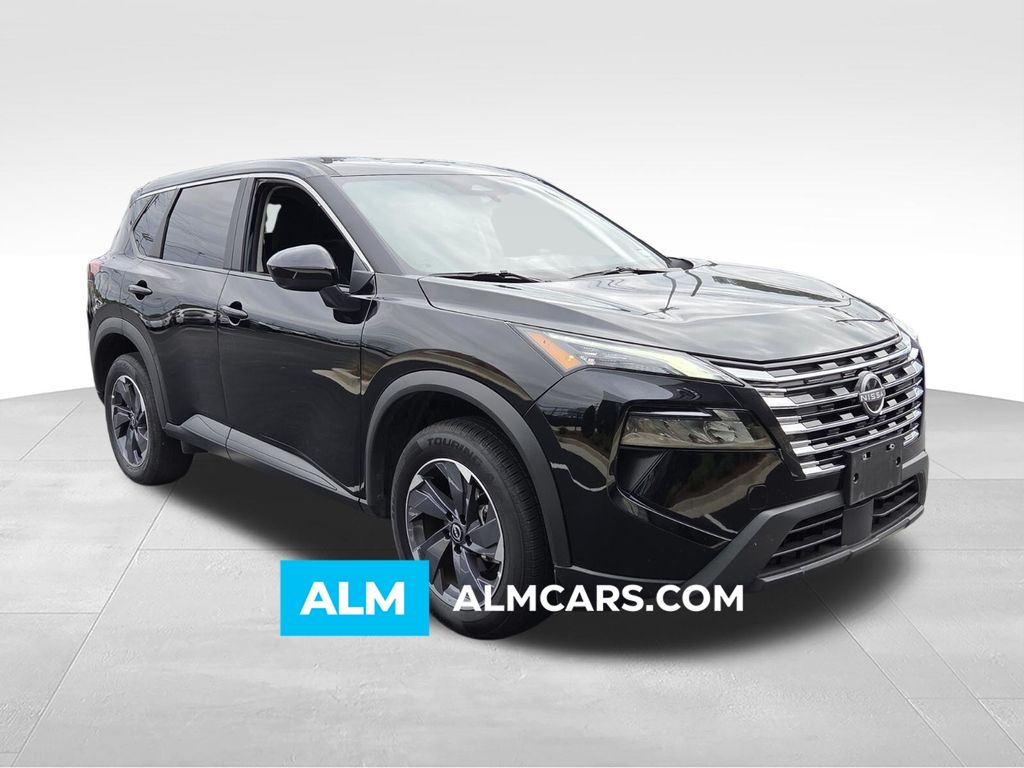 Super Black 2025 Nissan Rogue SV FWD SUV / Crossover Front-Wheel Drive Continuously Variable Transmission