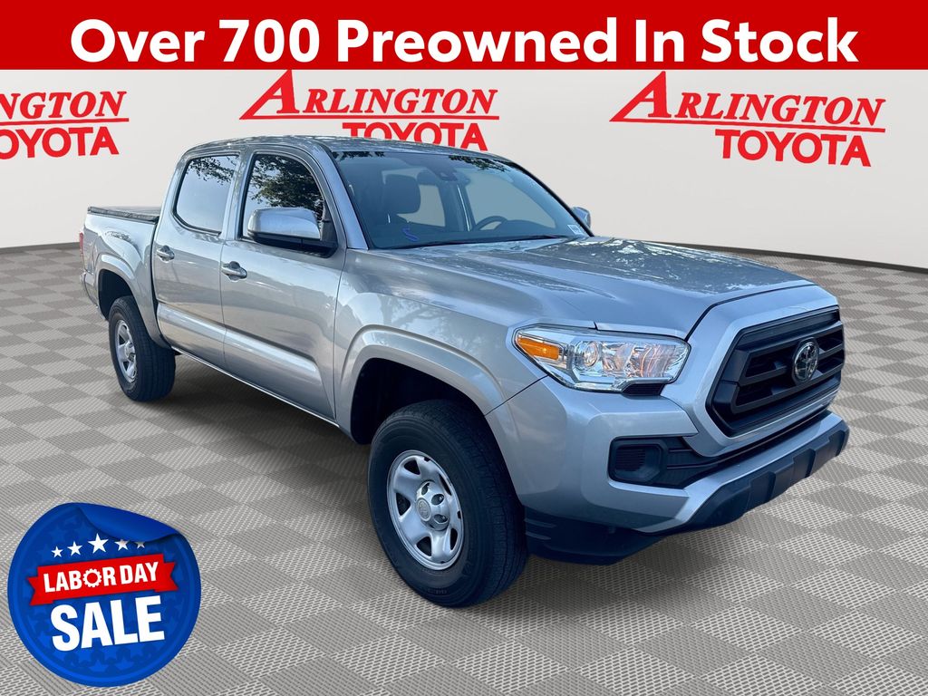 Celestial Silver Metallic 2023 Toyota Tacoma Pickup Truck Four-Wheel Drive 6-Speed Automatic