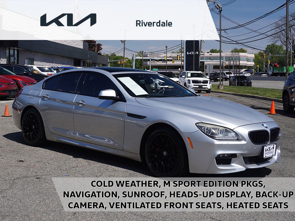 Titanium Silver Metallic 2014 BMW 6 Series 640i xDrive Gran Coupe AWD Sedan All-Wheel Drive 8-Speed Automatic