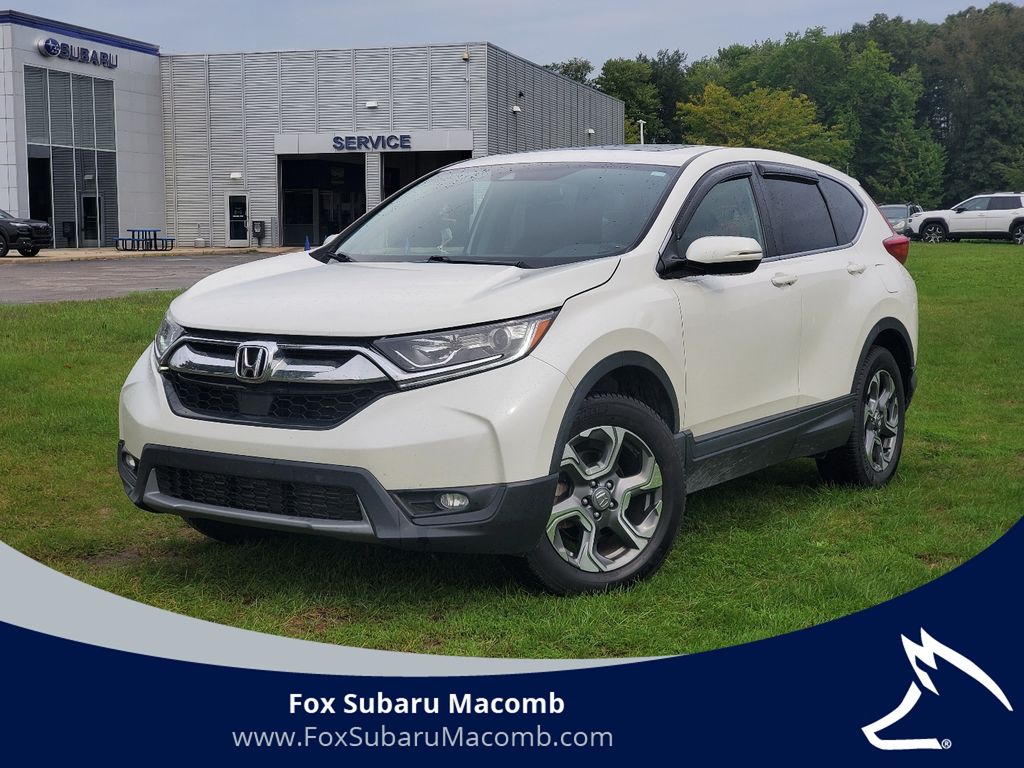 White Diamond Pearl 2018 Honda CR-V SUV / Crossover All-Wheel Drive Continuously Variable Transmission