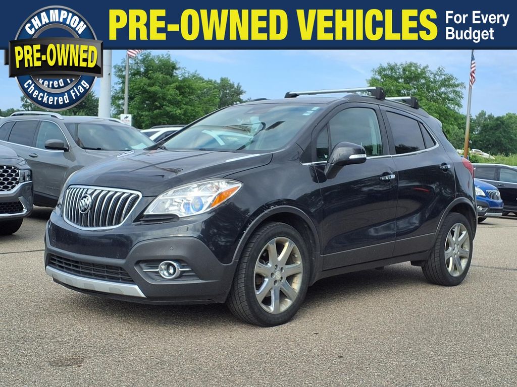 Carbon Black Metallic 2016 Buick Encore SUV / Crossover Front-Wheel Drive 6-Speed Automatic Overdrive