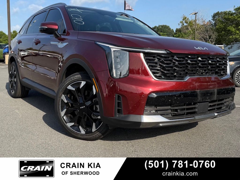 Dawning Red 2025 Kia Sorento SUV / Crossover Front-Wheel Drive 8-Speed Dual Clutch