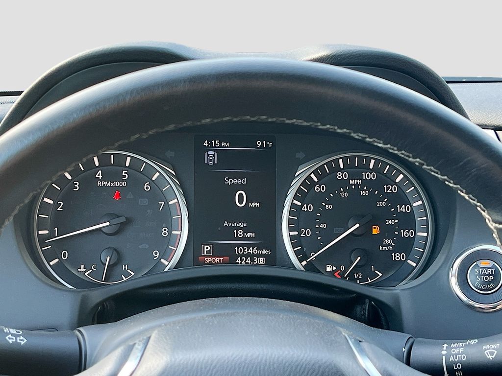 2024 INFINITI Q50 LUXE White at AutoSavvy Houston Southwest