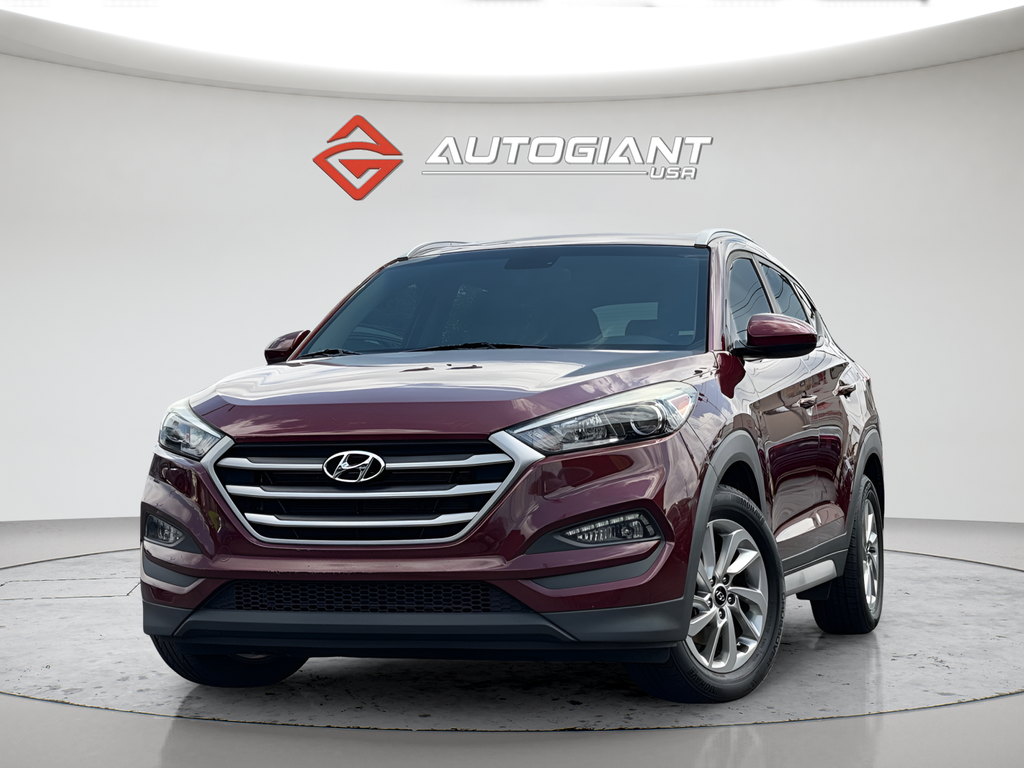 Red (Ruby Wine) 2018 Hyundai Tucson SUV / Crossover All-Wheel Drive 6-Speed Automatic