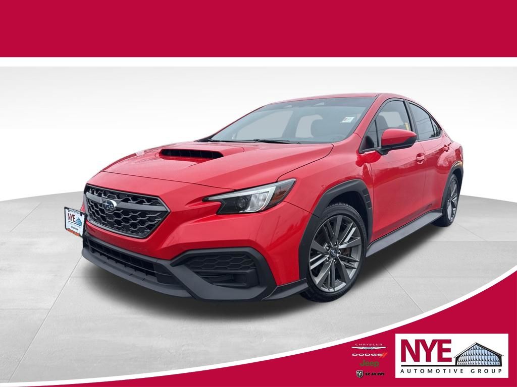 Red 2024 Subaru WRX AWD Sedan All-Wheel Drive 6-Speed Manual