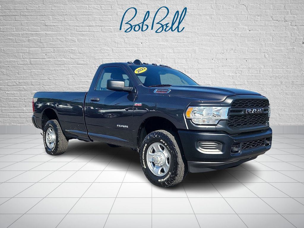 Gray (Granite Crystal Metallic Clearcoat) 2022 RAM 2500 Pickup Truck Four-Wheel Drive 8-Speed Automatic