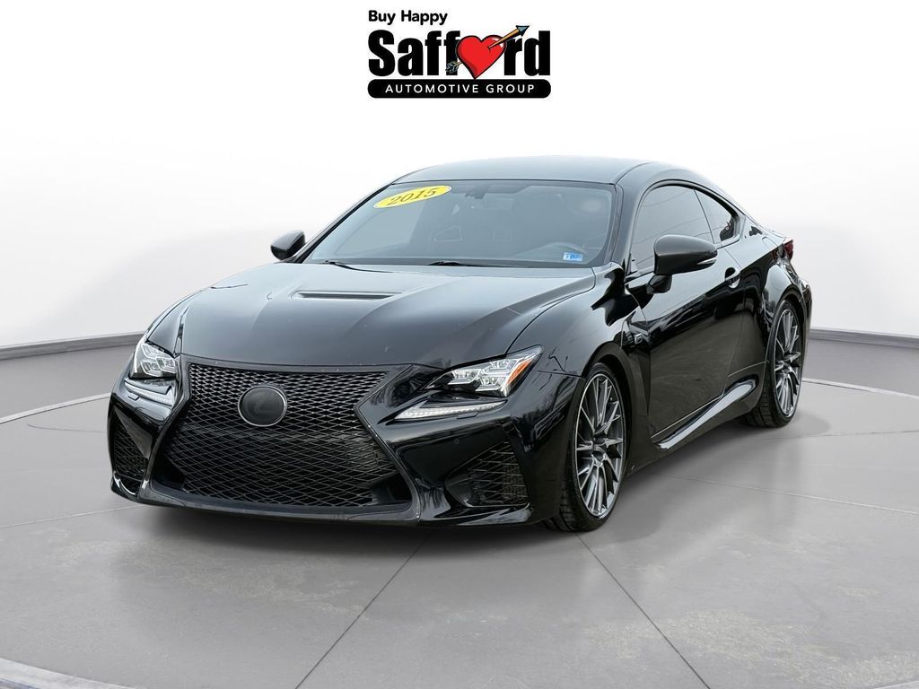 Black (Obsidian) 2015 Lexus RC F F RWD Coupe Rear-Wheel Drive 8-Speed Dual Clutch