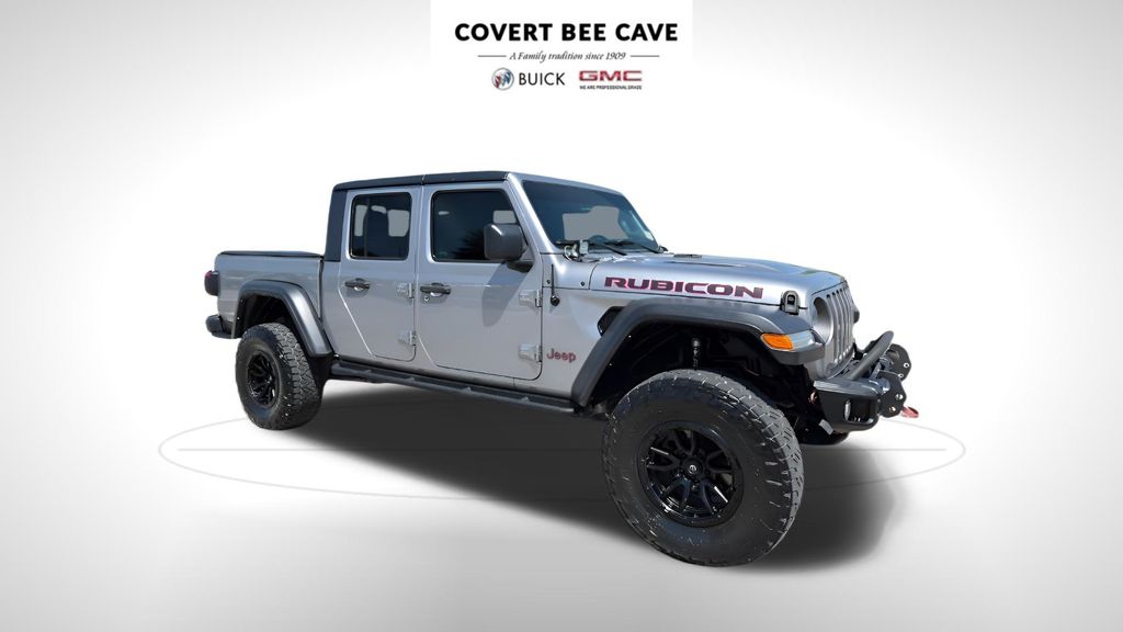 Billet Silver Metallic Clearcoat 2021 Jeep Gladiator Rubicon Crew Cab 4WD Pickup Truck Four-Wheel Drive 8-Speed Automatic