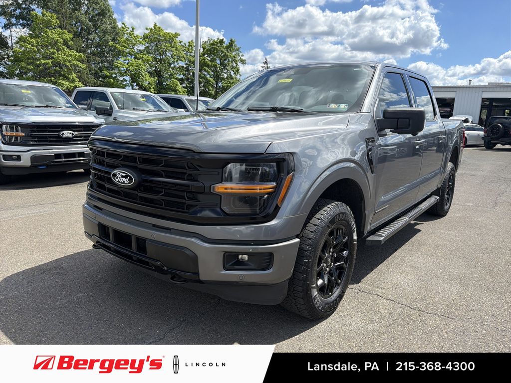 Gray Metallic 2024 Ford F-150 Pickup Truck Four-Wheel Drive Automatic