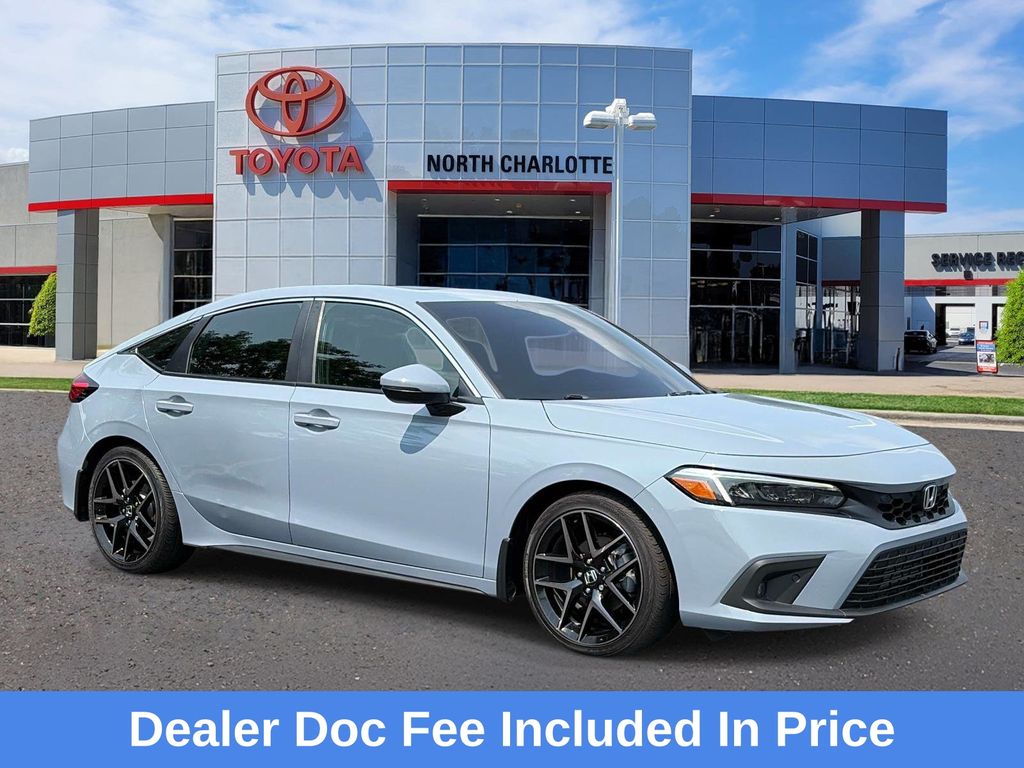 Sonic Gray Pearl 2024 Honda Civic Hatchback Hatchback Front-Wheel Drive 6-Speed Manual