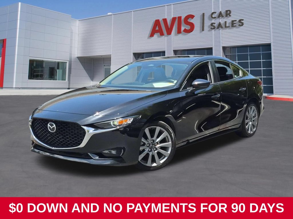 Jet Black Mica 2025 Mazda MAZDA3 Sedan Front-Wheel Drive 6-Speed Automatic