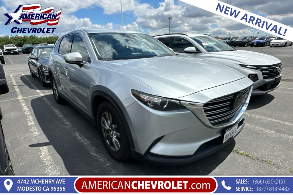 Sonic Silver Metallic 2018 Mazda CX-9 Touring SUV / Crossover Front-Wheel Drive 6-Speed Automatic