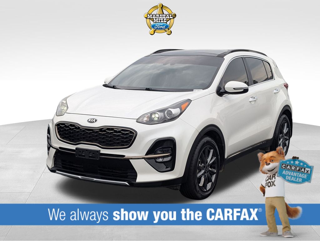 Snow White Pearl 2020 Kia Sportage SUV / Crossover Front-Wheel Drive 6-Speed Automatic Overdrive