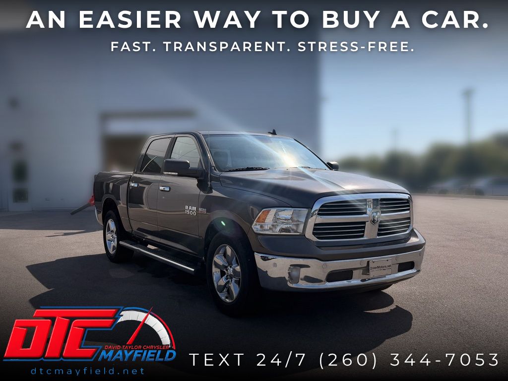 Gray (Granite Crystal Metallic Clearcoat) 2017 RAM 1500 Pickup Truck Four-Wheel Drive 8-Speed Automatic