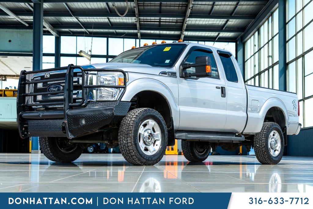Ingot Silver Metallic 2016 Ford F-350 Super Duty XLT SuperCab 4WD Pickup Truck Four-Wheel Drive 6-Speed Automatic