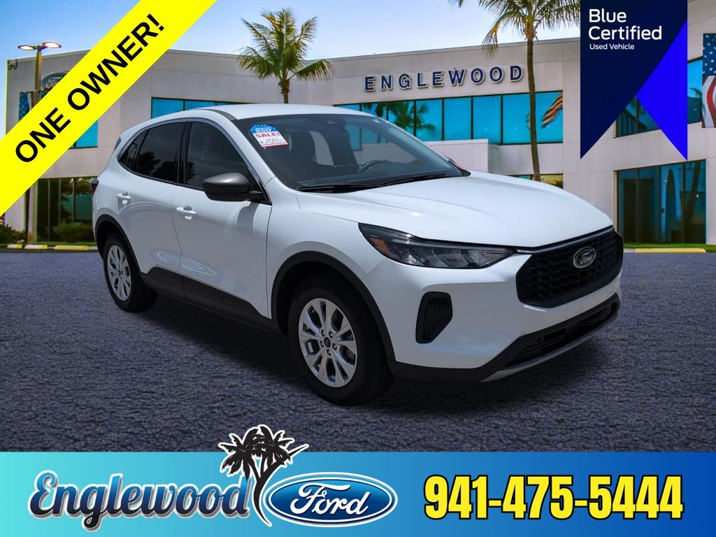 Oxford White 2024 Ford Escape SUV / Crossover Front-Wheel Drive 8-Speed Automatic