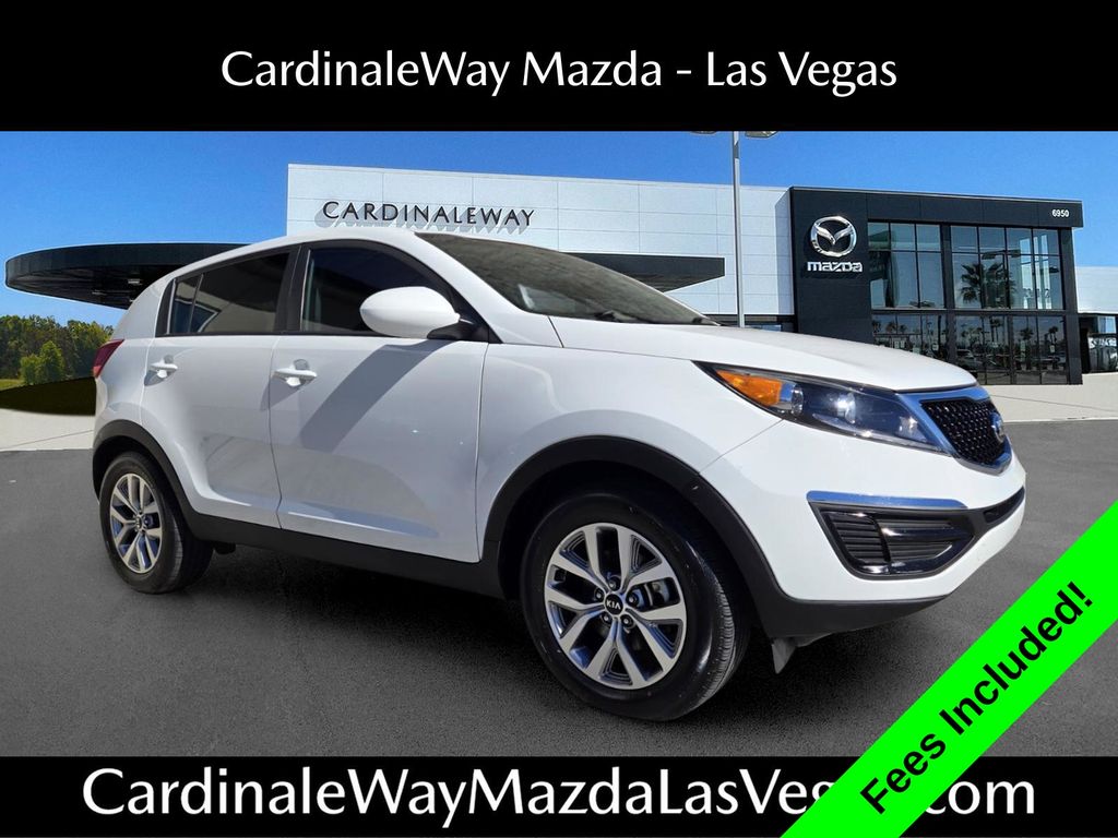 Clear White 2015 Kia Sportage SUV / Crossover Front-Wheel Drive 6-Speed Automatic