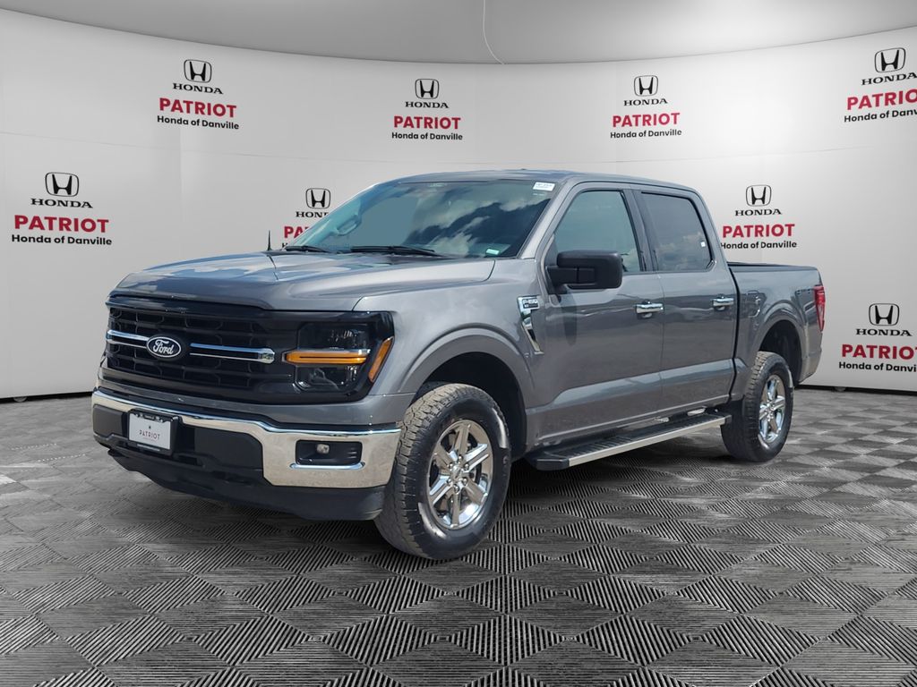 Gray Metallic 2025 Ford F-150 Pickup Truck Four-Wheel Drive Automatic
