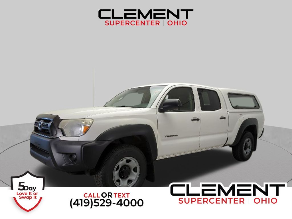 Super White 2012 Toyota Tacoma Pickup Truck Four-Wheel Drive 5-Speed Automatic Overdrive