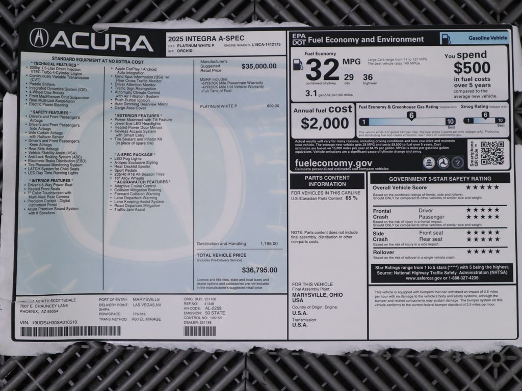 2025 Acura Integra A-Spec 10
