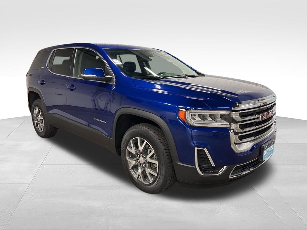 Ultra Blue Metallic 2023 GMC Acadia SUV / Crossover Four-Wheel Drive 9-Speed Automatic
