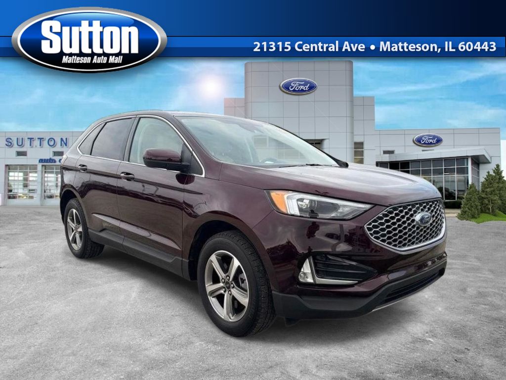 Red (Burgundy) 2023 Ford Edge SUV / Crossover All-Wheel Drive 8-Speed Automatic