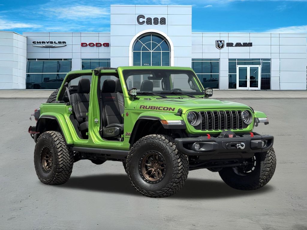 Mojito Clearcoat 2025 Jeep Wrangler Rubicon X 4-Door 4WD SUV / Crossover Four-Wheel Drive 8-Speed Automatic