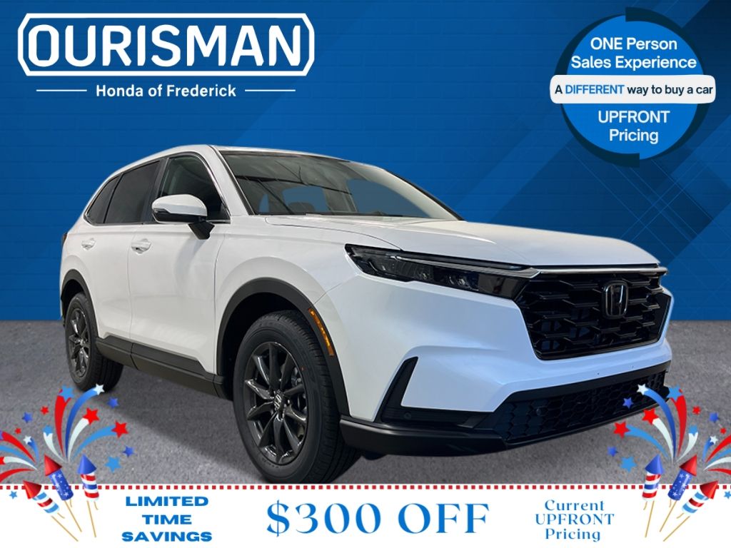 Platinum White Pearl 2026 Honda CR-V SUV / Crossover All-Wheel Drive Continuously Variable Transmission