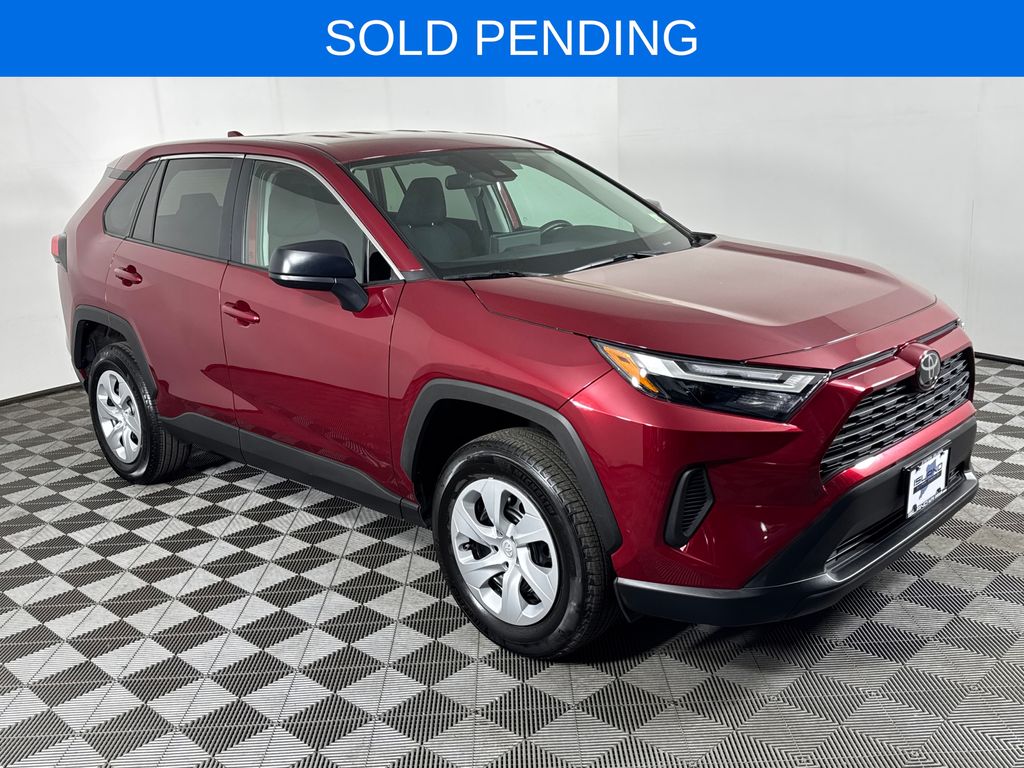 Red (Ruby Flare Pearl) 2025 Toyota RAV4 LE AWD SUV / Crossover All-Wheel Drive 8-Speed Automatic