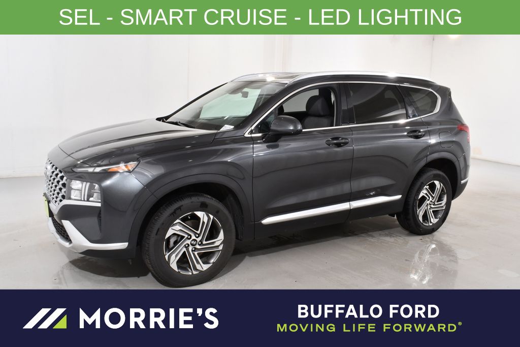 Portofino Gray 2022 Hyundai Santa Fe SEL AWD SUV / Crossover All-Wheel Drive 8-Speed Automatic